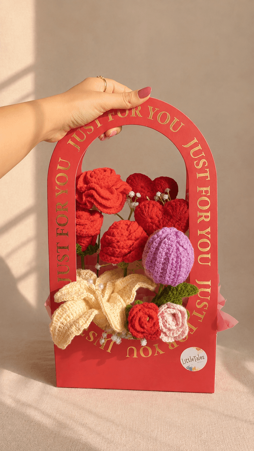 Crochet Hamper Bouquet